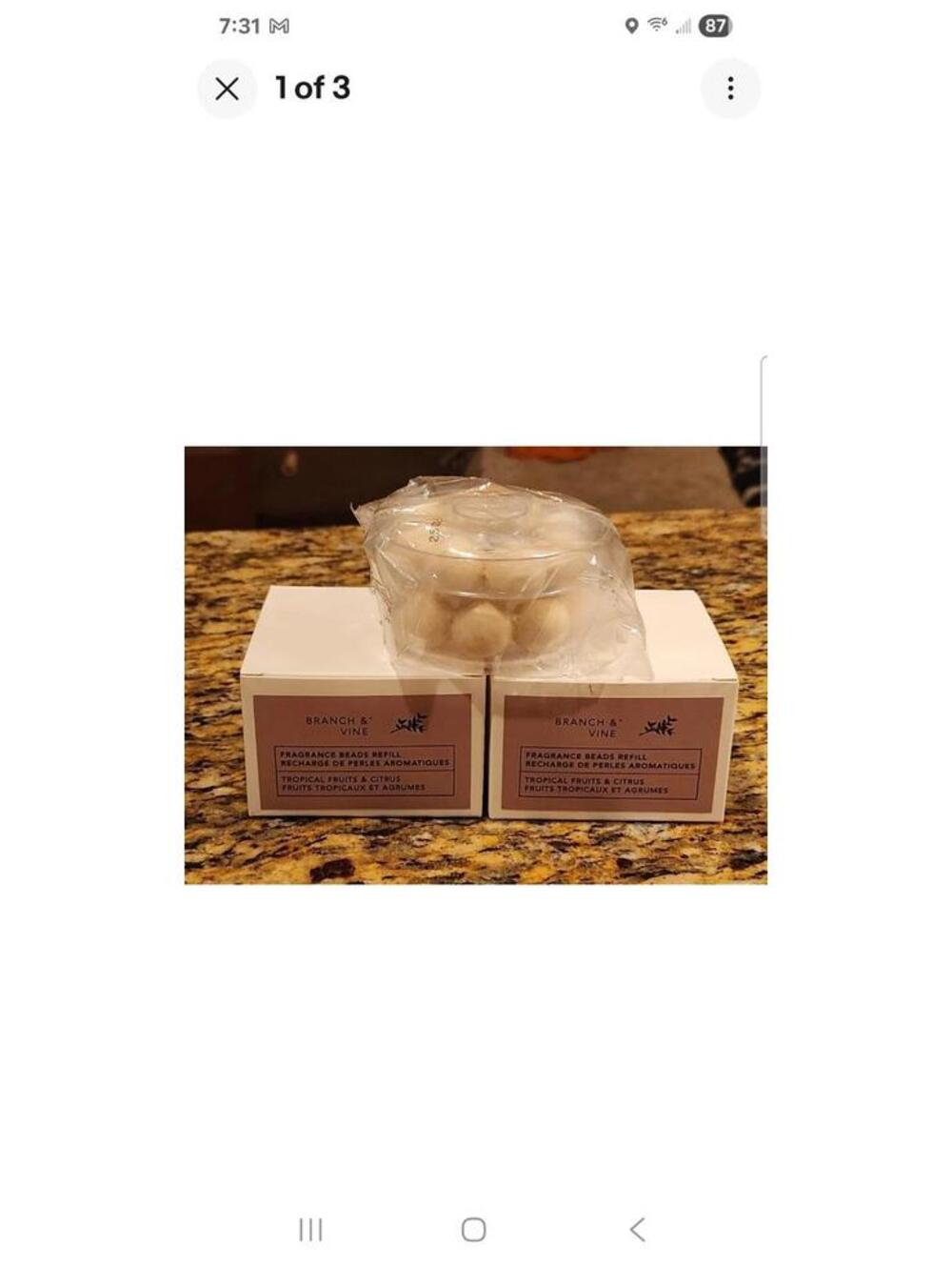 🔥2 Boxes Of  Branch & Vine Cintas Fragrance Beads Refill🔥